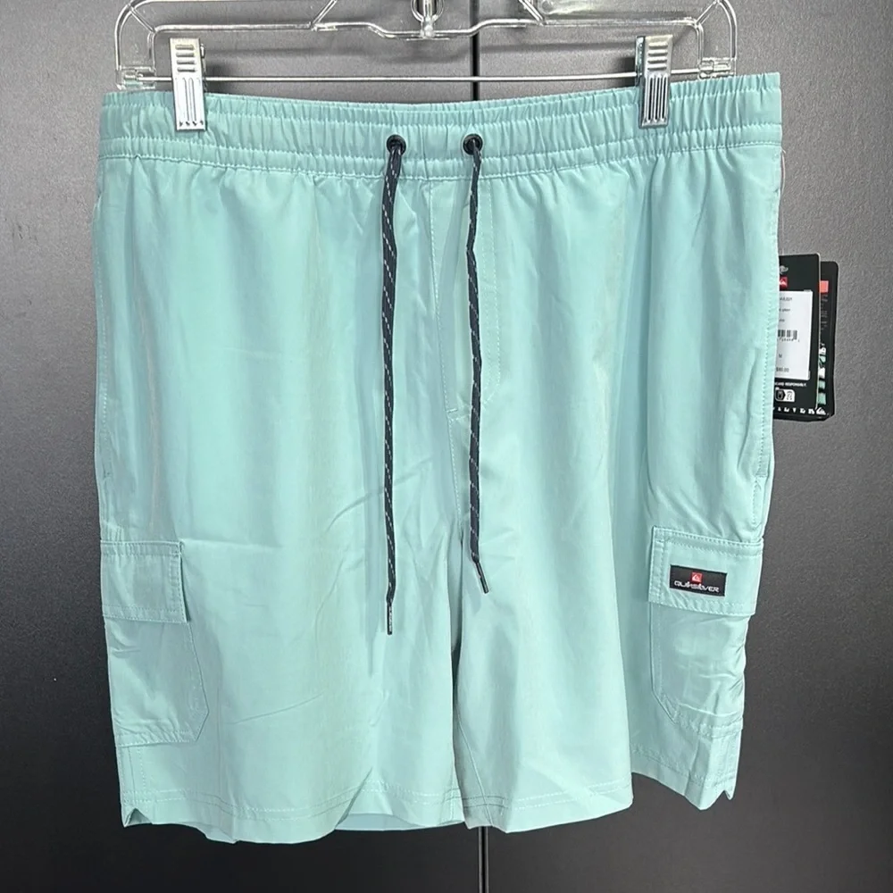 Quicksilver Board Shorts/Swim Trunks,lined,elastic drawstring waist,pockets